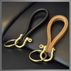 Buzz Selection AC274 Keychain, Horseshoe, Buckle, Leather, Keys, Stylish, Simple