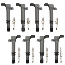 Ignition Coil Pack with Spark Plug UF270 Compatible With Ram 1500 Dakota Durango Grand Cherokee 4.7L V8 1999-2007, Set of 8