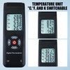 Thermometer 4 Kanäle K-Typ Thermoelement-Sensor-Tester mit K-Typ Metall Probe, Hintergrundbeleuchtung