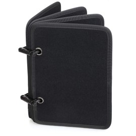 LIVANS Tactical Patch Booklet Organizer, Flip-Page Patch Book Mini Display Patches Panel Board Include Removable Ring Binders