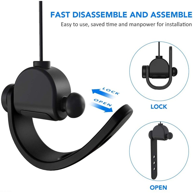 KIWI design VR Headset Cable Management Set Wire Reel Ceiling