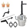 munirater Carburetor Carb with Air Filter Fuel Hose Filter Shut