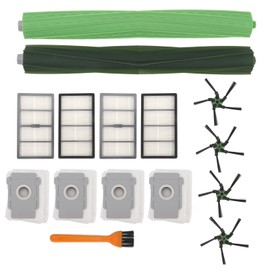 Sweeping Robot Replacement Kit for Roomba S9 Sweeper Main Brush Side Brush Filter Dust Bag Kit