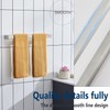 KOKOSIRI Towel Bar Brushed Nickel Bath Towel Hanger Holder 16-Inch