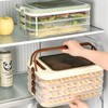 Ahathyw 4 Layers Dumplings Storage with Dumpling Maker & Spoon