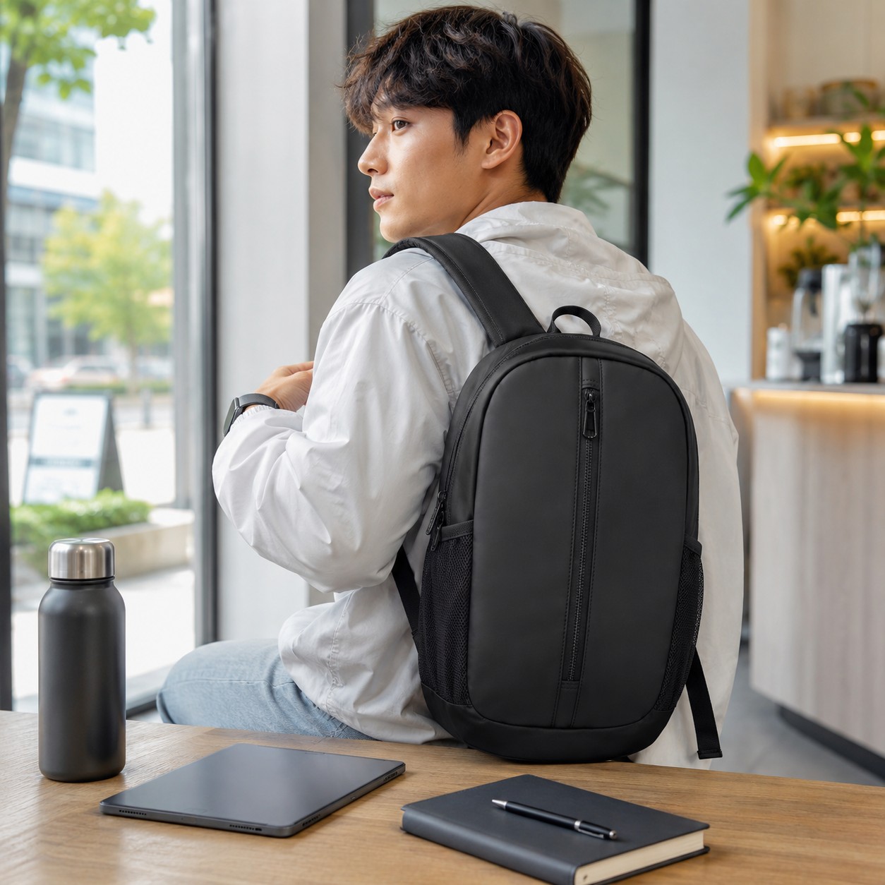 Compact Lightweight Backpack for Daily Use – Multi-Compartment Daypack for Commuting, School and Travel