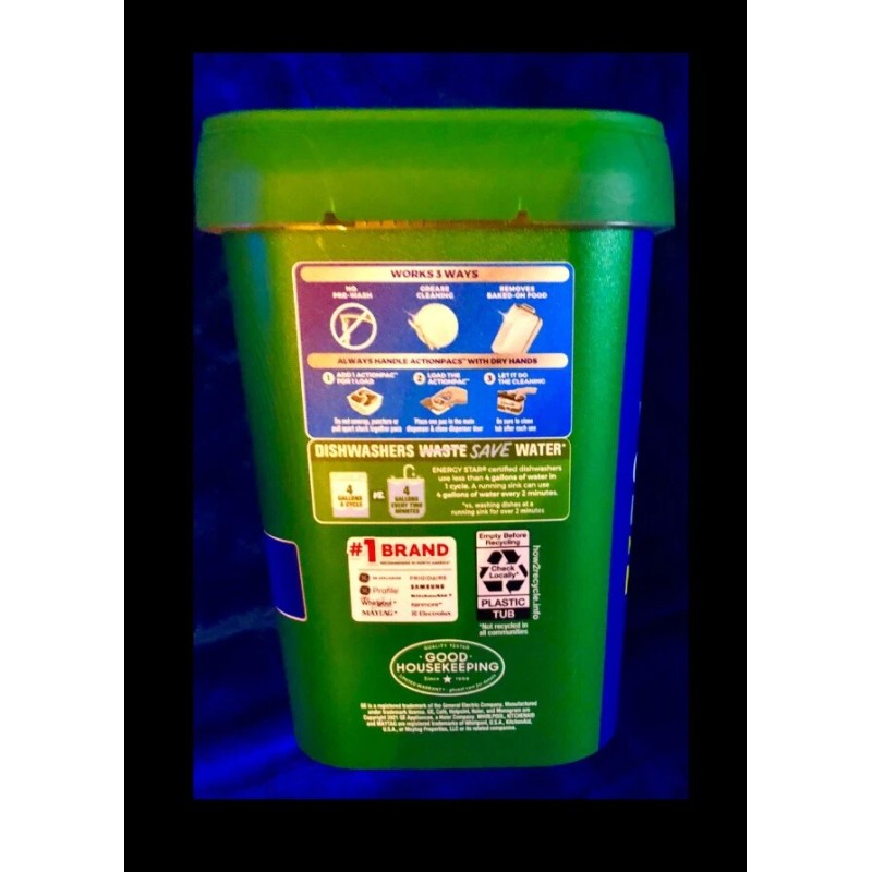 Cascade 90ct CASCADE Complete Dawn Grease Fight DISHWASHER DETERGENT Packs