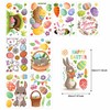 Easter Window Cling Stickers,9 Sheets Double-Sided Easter Window Decals for