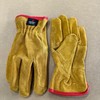 Cestus GU-602, Reinforced Leather Work Gloves, Premium Grade Split Cowhide,