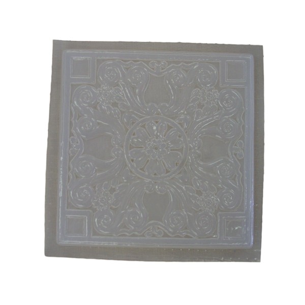 Greek Floral Stepping Stone Mold 1042
