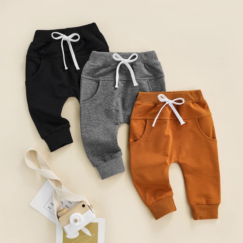 Infant Baby Boys Pants, Toddler Boy Joggers Pants, Casual Trousers
