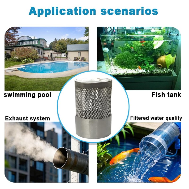 COTONLAKE 3/4" 304 stainless steel filter head with internal thread