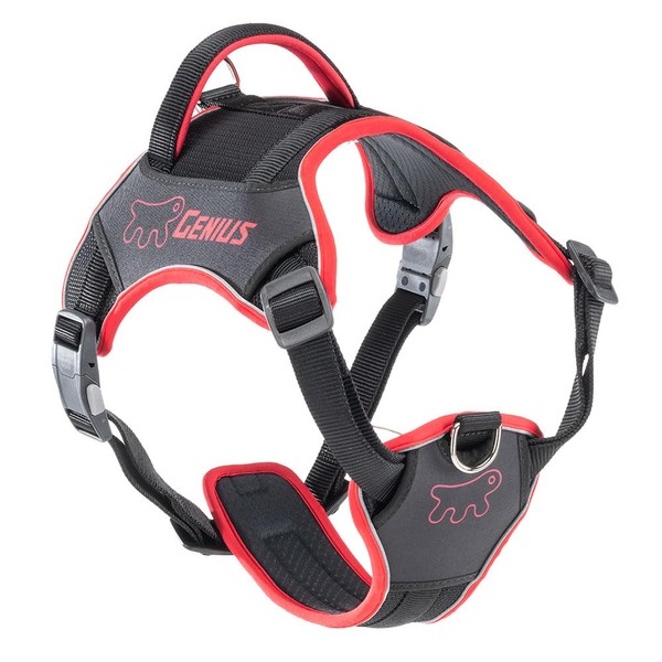 Ferplast Genius Dog Harness for Large Dogs, Reflective, Breathable, Adjustable,