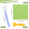 8Pcs Cutting Mat for Cricut, 12”X12” Standardgrip Green Cutting Mat,