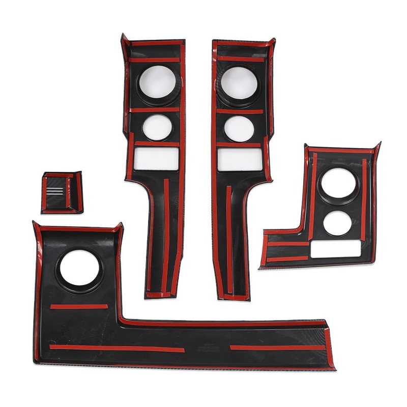 DOTCOM Center Console Dashboard Panel Cover Trim Bezels Compatible with