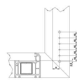 Original Winkhaus repair kit for plastic windows consisting of corner bearings, scissor bearing for the AktivPilot autoPilot series, including mounting kit (painted white)