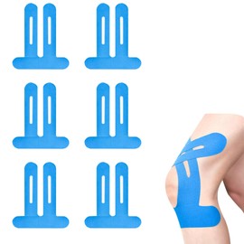 FunnAura 6PCS Tape Knee, Elastic Waterproof Sports Tapes, Tape Pre Cut for Shoulder Ankle Wrist