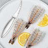 Shrimp Deveiner Tool, Stainless Steel Shrimp Deveining Tool Efficient Shrimps