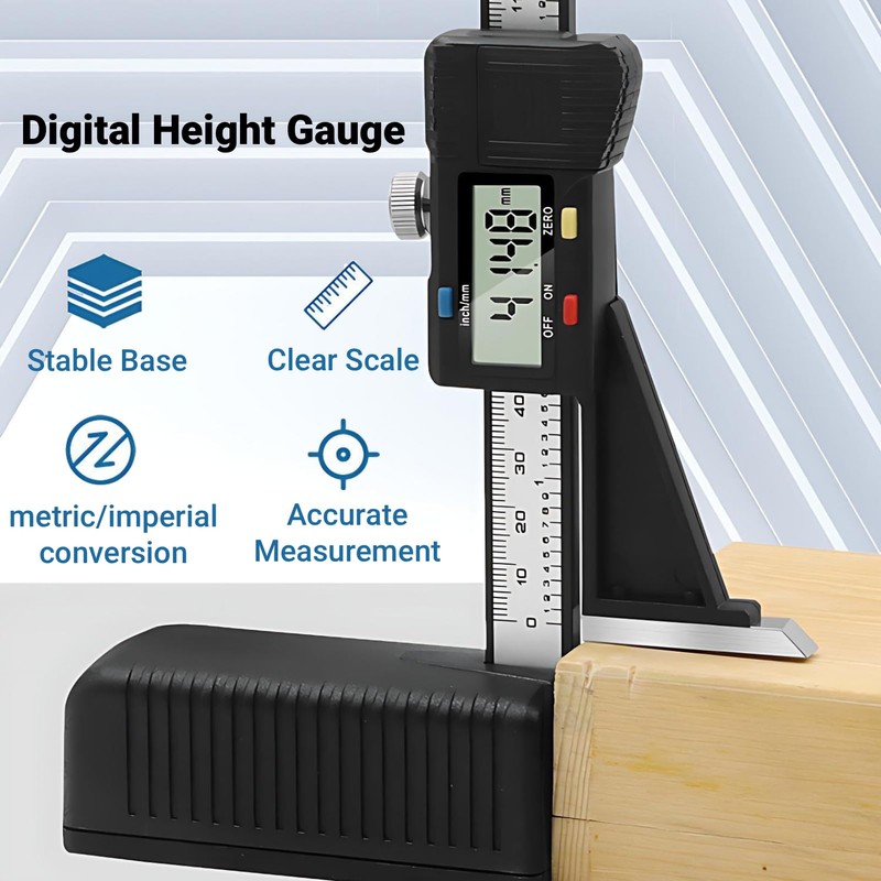 1150mm Digital Height Gauge Table Saw Gauge Scriber Vernier Caliper