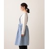 Afternoon Tea Living Apron, HP66, Yarn-Dyed Checkered One-Piece Apron, blue