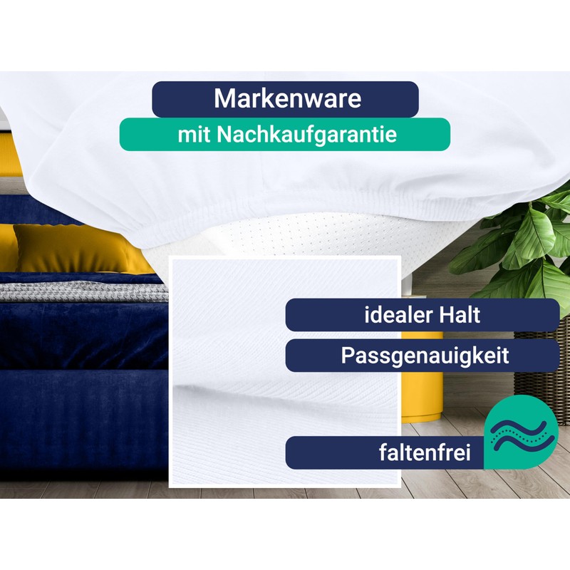 Marie´s Home Pack of 2 Pillowcases for Neck Support Pillow,