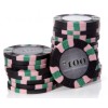 Trademark Poker NexGEN Series PRO Classic Style Poker Chips Black $100