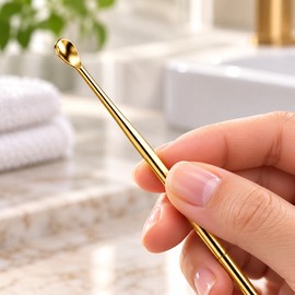 6-Piece Stainless Steel Ear Wax Removal Kit for Personal Ear Care – Reusable Ear Cleaning Tools with Portable Storage Case