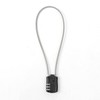 3-Digit Password Black Wire Lock Safety Products