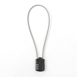 3-Digit Password Black Wire Lock Safety Products