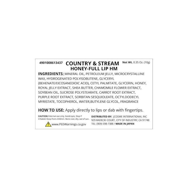 Country&Stream Miel natural labio completo HM 0.35 oz