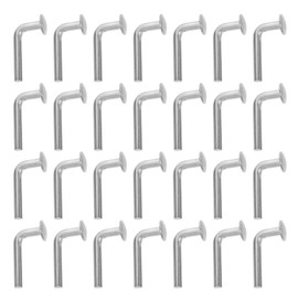 UKCOCO Pallet Rack Drop Pin: 100pcs Pallet Rack Drop Pin Metal Tray Kpx Safety Pallet Racking Safety Pin Galvanized Iron Silver Heavy,M5,Diameter: 5mm