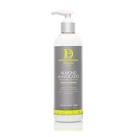Design Essentials Natural Almond & Avocado, Moisturizing & Detangling Leave-In Conditioner, 12 Ounce