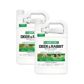 Liquid Fence Liquid Fence Deer and Rabbit Repellent Ready-to-Use, Apply Year-Round, 1 Gallon (Pack of 2)