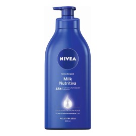 Crema Corporal Nivea Milk Nutritiva Piel Extra Seca 1 Litro