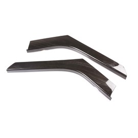 CHEYA Car ABS Interior Center Console Side Decoration Strips Panel Trim for Land Rover Range Rover Evoque 2012-2019 Auto Accessories (Black Wood Grain)