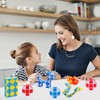 GOLDGE 13 Pieces 24 Blocks Mini Snake Cube Puzzle Cube