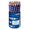 LYRA Groove Graphite Triangular Pencils, 36 Pieces, B Pencils, Easy