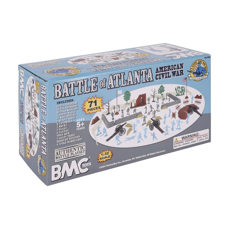 BMC CTS Civil War Battle of Atlanta - 71pc Blue
