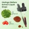 Moringa Leaf Drops with Vitamin C, Moringa Oleifera Extract Liquid