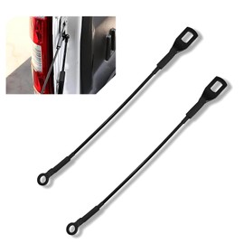 DACIRTY 2 PCS Tailgate Cable, Liftgate Support Straps Pull Cord, Metal Rust-proof and Tensile Rear Cargo Box Door Cable Replacement 65770-04030, Compatible with Specific Models (Black)