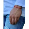 Handmade Men Red String Adjustable Waterproof Lucky Bracelet Cord Surfer