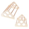Pet Chicken Wood Stand Hand Made Small Chicken Roost Rack