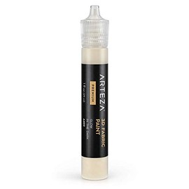 Arteza 3D Fabric Paint, Glow in the Dark A402, 1oz Tube, Washer & Dryer Safe Textile Paint for Clothing, Accessories, Ceramic, Glass & DIY Projects