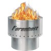 Fahrenheit Small 13.5 Inch Stainless Steel Fire Pit for Outside