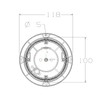 Solar Dock Warning Light 360 Degree - Super Bright Waterproof