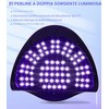 Zawaer Lampada Unghie UV LED 280W, 81pcs perline per Lampada,