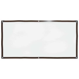 vidaXL Transparent Tarpaulin with Eyelets 1 x 2 m Polyethylene, Transparent Tarpaulin, Transparent High Performance Tarpaulin