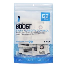 Integra Boost 2-Way Humidity Control Pack - Preserve Flavor & Control Humidity at 62% RH - Moisture Absorber for Herbs, Spices & More - 8 Gram (Pack of 20)