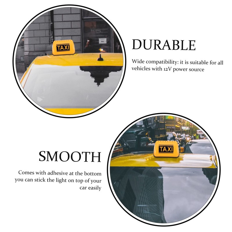 CAXUSD Taxi Roof Light Car Led Illuminated Sign Taxi Topper