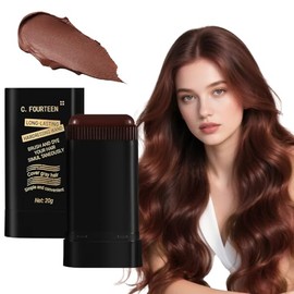 Peine de Coloración Portátil para Cabello, Cubre Canas y Repara Color - Peine de Tinte Unisex Resistente al Agua y Sudor Dos en Uno, Fácil de Usar en Casa o Viaje (Café)